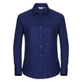 Camicia Ladies Maniche Lunghe Easy Care Oxford royal / XS - personalizzabile con logo