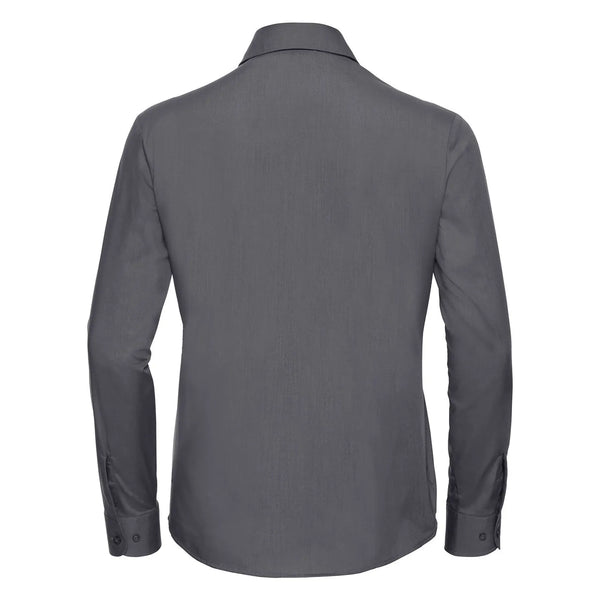 Camicia Ladies Maniche Lunghe Polycotton Poplin - personalizzabile con logo