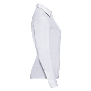 Camicia Ladies Maniche Lunghe Polycotton Poplin - personalizzabile con logo