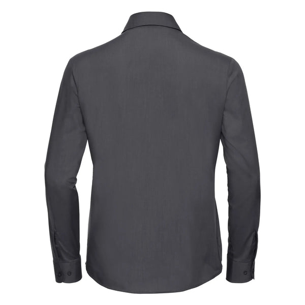 Camicia Ladies Maniche Lunghe Polycotton Poplin - personalizzabile con logo