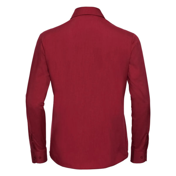 Camicia Ladies Maniche Lunghe Polycotton Poplin - personalizzabile con logo