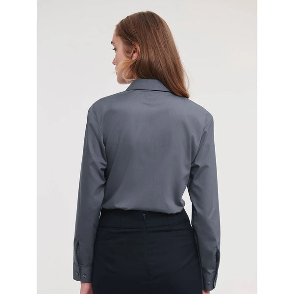 Camicia Ladies Maniche Lunghe Polycotton Poplin - personalizzabile con logo
