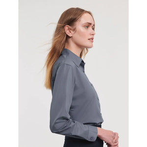 Camicia Ladies Maniche Lunghe Polycotton Poplin - personalizzabile con logo