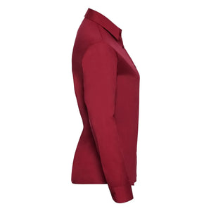 Camicia Ladies Maniche Lunghe Polycotton Poplin - personalizzabile con logo