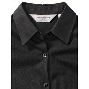 Camicia Ladies Maniche Lunghe Pure Cotton Poplin - personalizzabile con logo