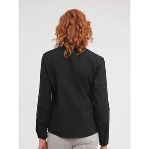 Camicia Ladies Maniche Lunghe Pure Cotton Poplin - personalizzabile con logo