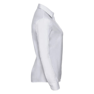 Camicia Ladies Maniche Lunghe Pure Cotton Poplin - personalizzabile con logo