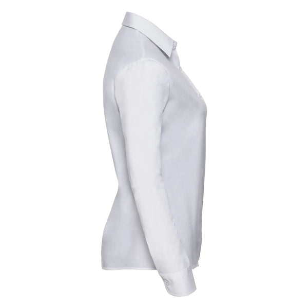 Camicia Ladies Maniche Lunghe Pure Cotton Poplin - personalizzabile con logo