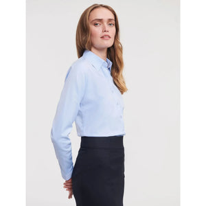 Camicia Ladies Maniche Lunghe Tailored Herringbone - personalizzabile con logo