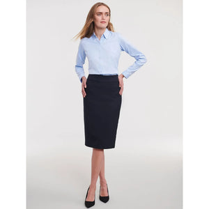 Camicia Ladies Maniche Lunghe Tailored Herringbone - personalizzabile con logo