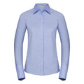 Camicia Ladies Maniche Lunghe Ultimate Stretch azzurro / XS - personalizzabile con logo