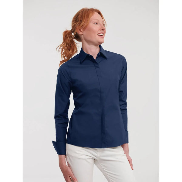 Camicia Ladies Maniche Lunghe Ultimate Stretch - personalizzabile con logo