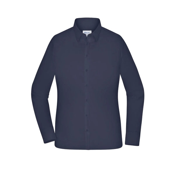 Camicia Ladies  - Modern Fit - blu / XS - personalizzabile con logo