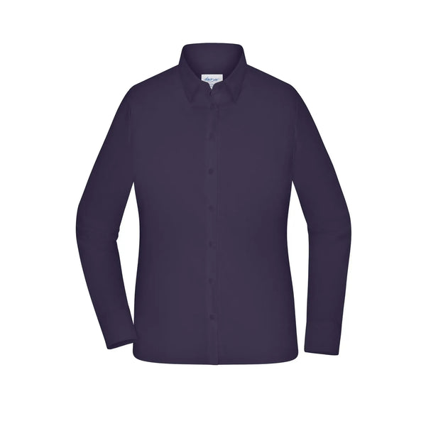 Camicia Ladies  - Modern Fit - viola / XS - personalizzabile con logo