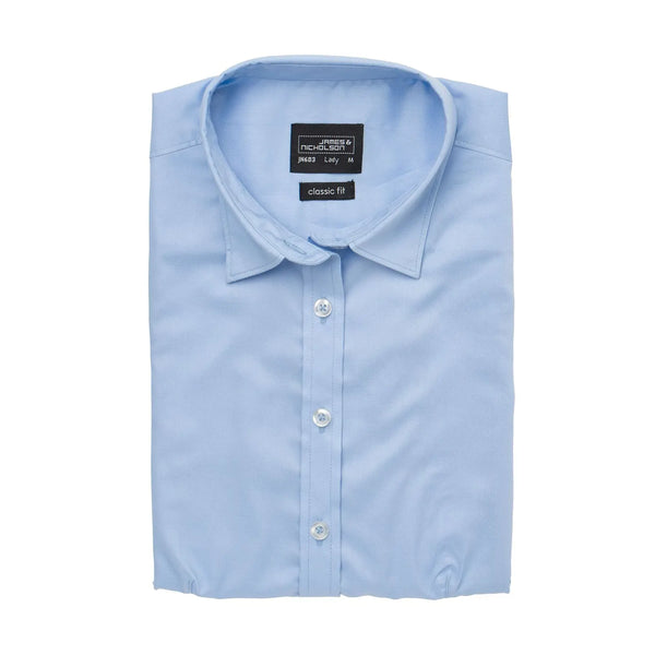 Camicia Ladies  Shortsleeve Micro-Twill - personalizzabile con logo