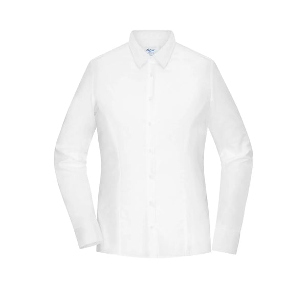Camicia Ladies  - Slim Fit - bianco / XS - personalizzabile con logo