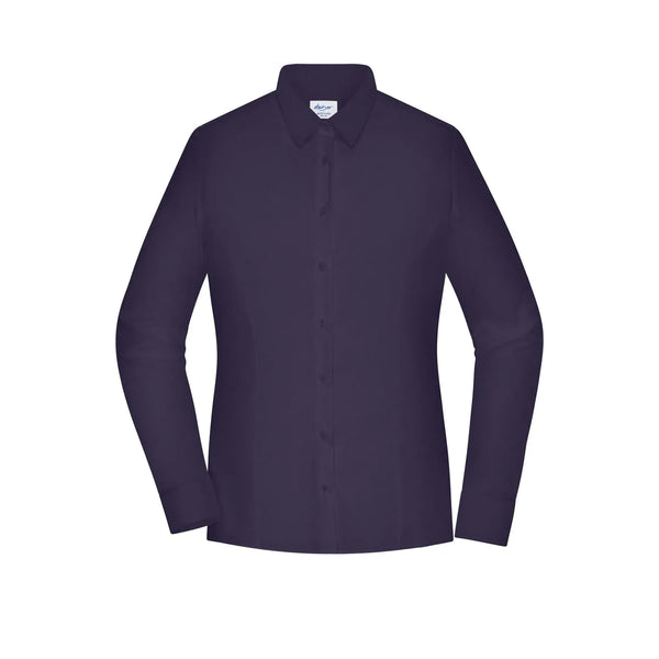 Camicia Ladies  - Slim Fit - viola / XS - personalizzabile con logo