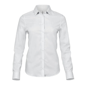 Camicia Ladies' Stretch Luxury bianco / XS - personalizzabile con logo