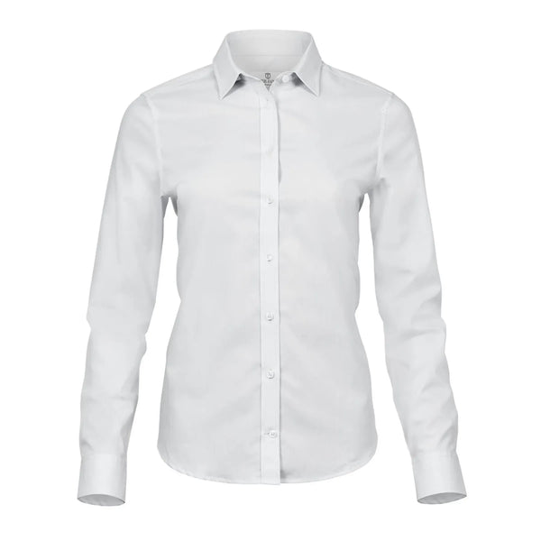 Camicia Ladies' Stretch Luxury bianco / XS - personalizzabile con logo