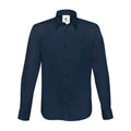 Camicia London blu / S - personalizzabile con logo