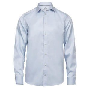 Camicia Luxury  Comfort Fit blu / S - personalizzabile con logo