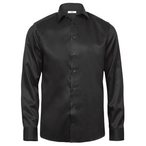 Camicia Luxury  Comfort Fit nero / S - personalizzabile con logo