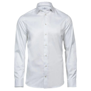 Camicia Luxury  Slim Fit bianco / S - personalizzabile con logo