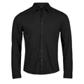 Camicia Luxury stretch nero / S - personalizzabile con logo