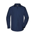 Camicia Mens Business  Longsleeve blu / S - personalizzabile con logo