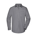 Camicia Mens Business  Longsleeve steel / S - personalizzabile con logo