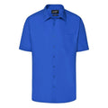 Camicia Mens Business  Shortsleeve royal / S - personalizzabile con logo