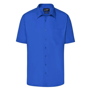 Camicia Mens Business  Shortsleeve royal / S - personalizzabile con logo