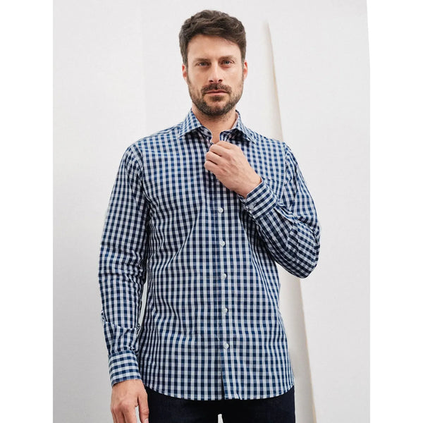 Camicia Mens Checked - personalizzabile con logo
