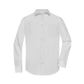 Camicia Mens  Longsleeve Poplin light-grey / S - personalizzabile con logo