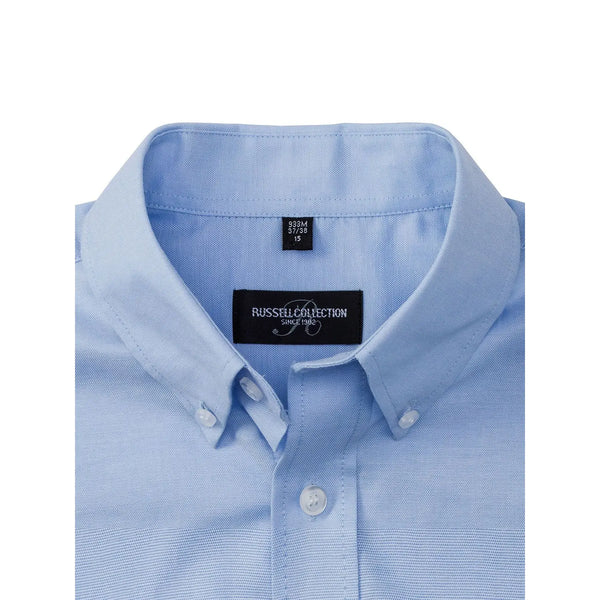 Camicia Mens Maniche Corte Easy Care Oxford - personalizzabile con logo