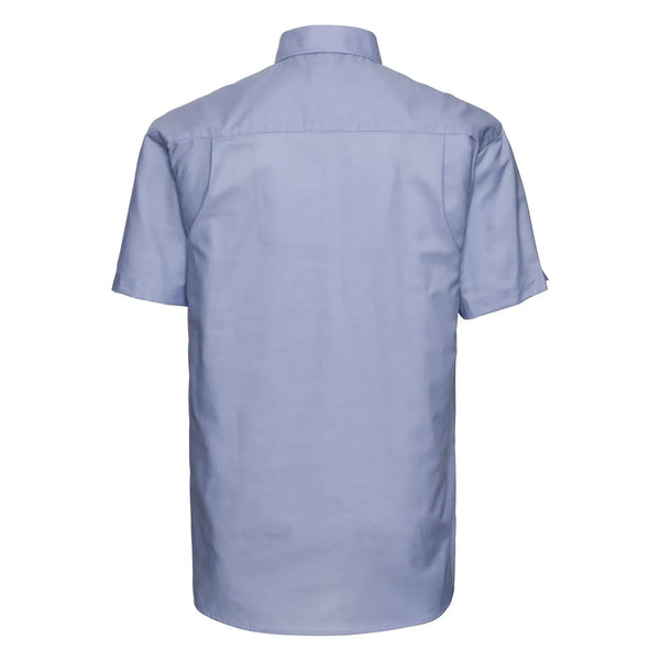 Camicia Mens Maniche Corte Easy Care Oxford - personalizzabile con logo