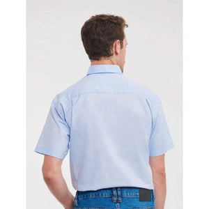 Camicia Mens Maniche Corte Easy Care Oxford - personalizzabile con logo