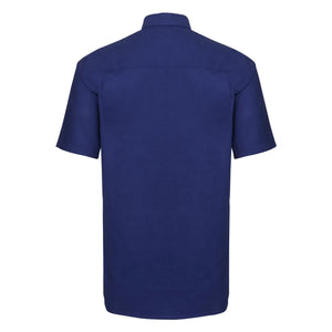Camicia Mens Maniche Corte Easy Care Oxford - personalizzabile con logo