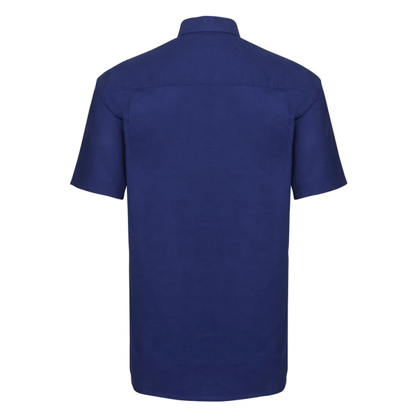 Camicia Mens Maniche Corte Easy Care Oxford - personalizzabile con logo