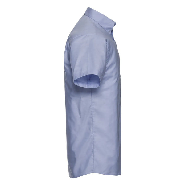 Camicia Mens Maniche Corte Easy Care Oxford - personalizzabile con logo