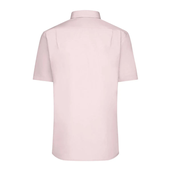 Camicia Mens  Maniche Corte Poplin - personalizzabile con logo