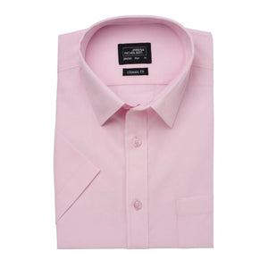Camicia Mens  Maniche Corte Poplin - personalizzabile con logo