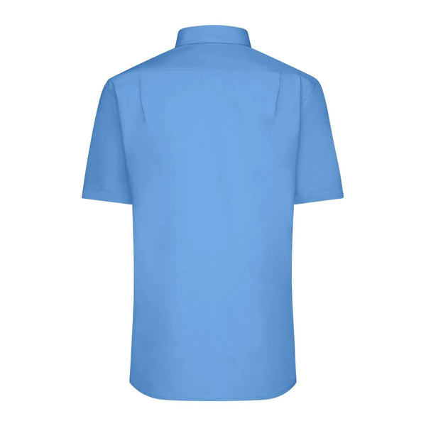 Camicia Mens  Maniche Corte Poplin - personalizzabile con logo