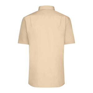 Camicia Mens  Maniche Corte Poplin - personalizzabile con logo