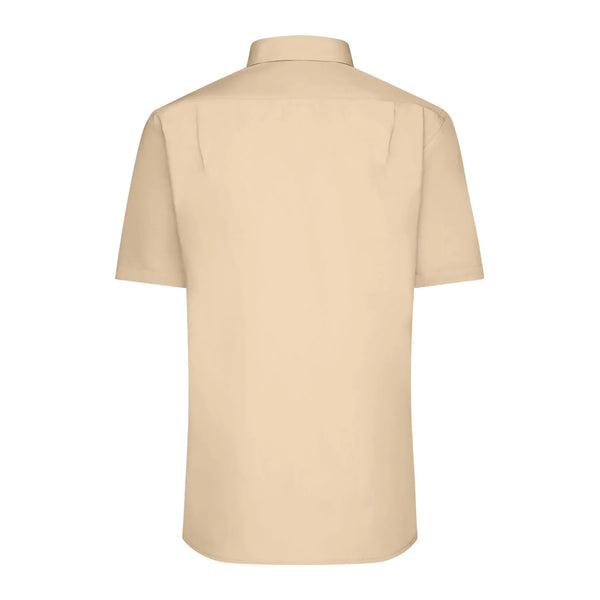 Camicia Mens  Maniche Corte Poplin - personalizzabile con logo