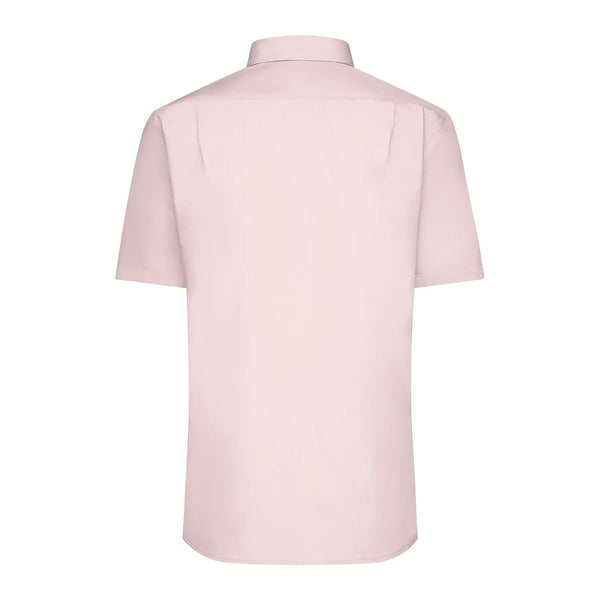 Camicia Mens  Maniche Corte Poplin - personalizzabile con logo