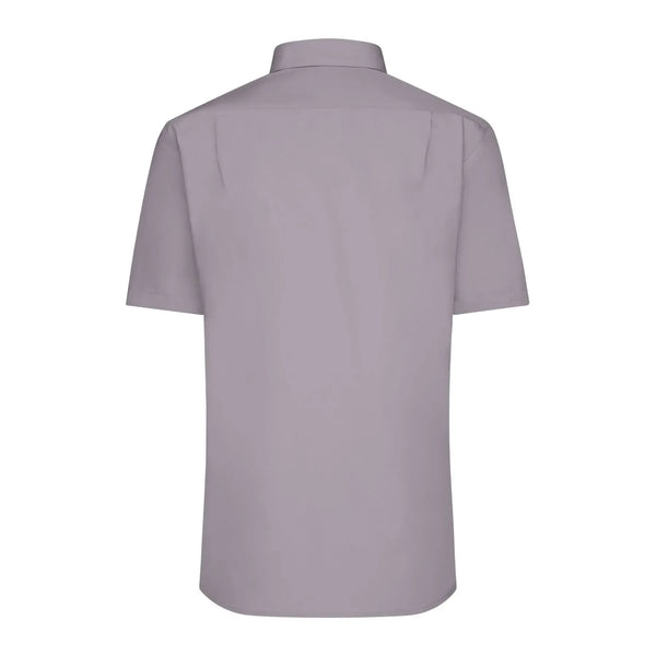 Camicia Mens  Maniche Corte Poplin - personalizzabile con logo
