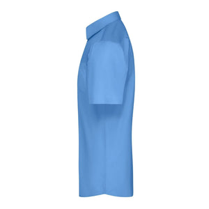 Camicia Mens  Maniche Corte Poplin - personalizzabile con logo