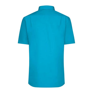 Camicia Mens  Maniche Corte Poplin - personalizzabile con logo