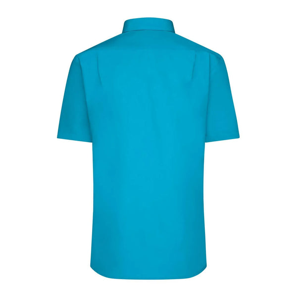 Camicia Mens  Maniche Corte Poplin - personalizzabile con logo